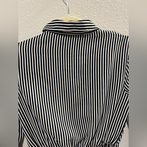 Forever 21 Black and White Stripped Dress - Picture 4 of 12